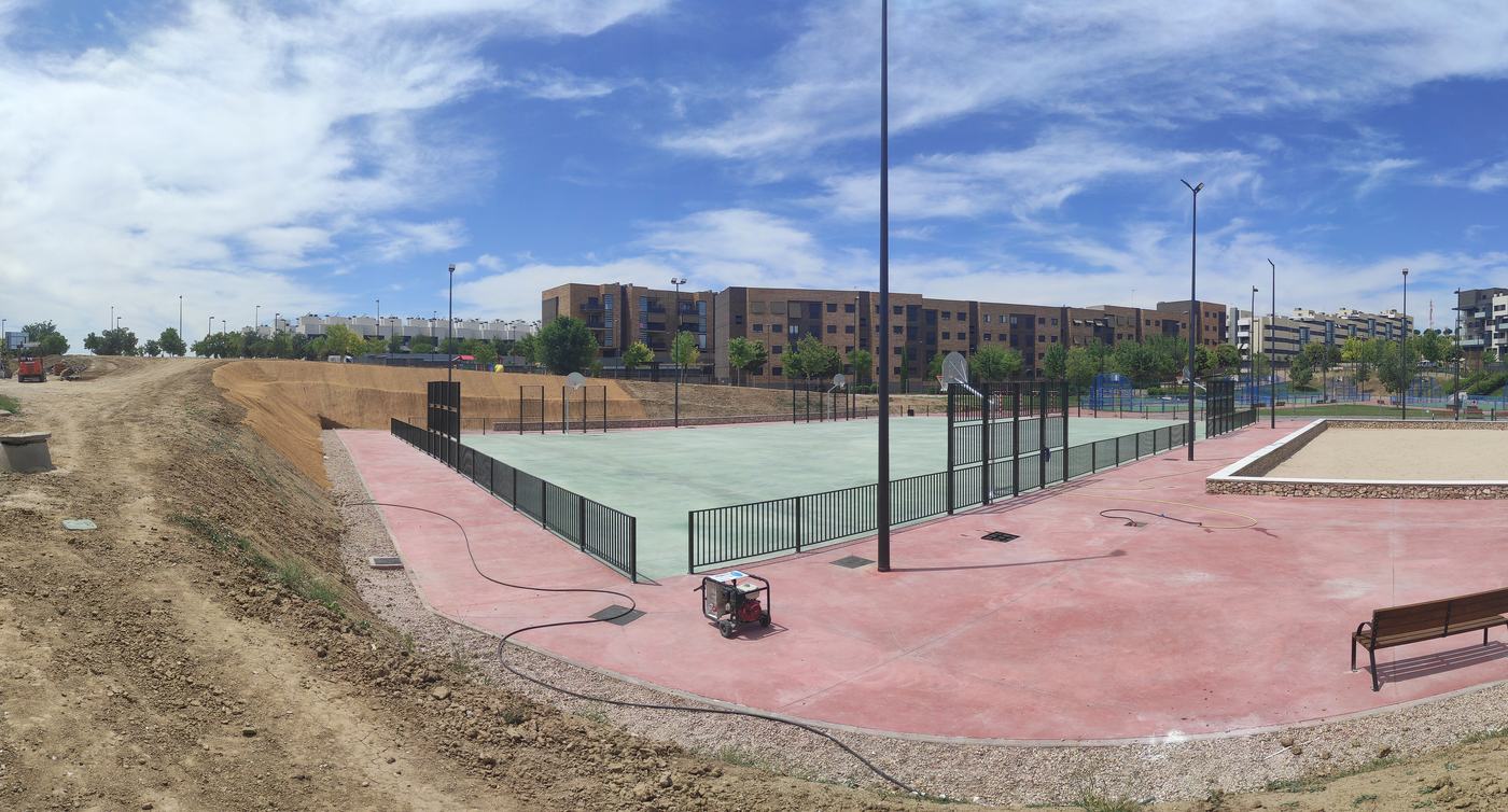 Pistas deportivas - Parcela EQ4, Barrio Buenavista, Getafe